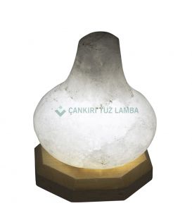 Led Işıklı Tuz Lamba (Mor Gaz Lambası Biblo)