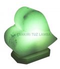 Yeşil Kalp Çankırı Tuz Lambası