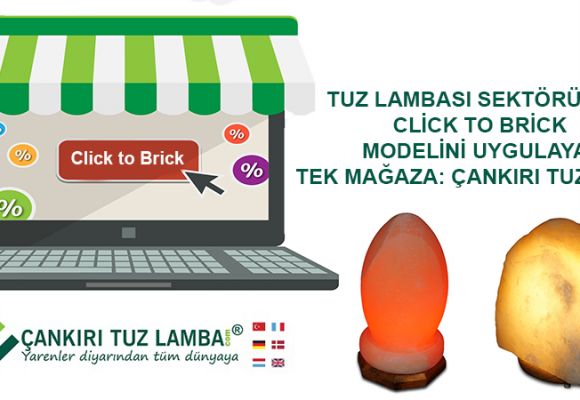 Tuz Lambası Sektöründe Click to Brick Modelini Uygulayan Tek Mağaza: Çankırı Tuz Lamba