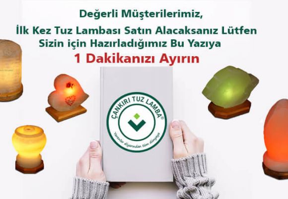 Tuz Lambası Satın Alacaksanız Lütfen 1 Dakikanızı Ayırın