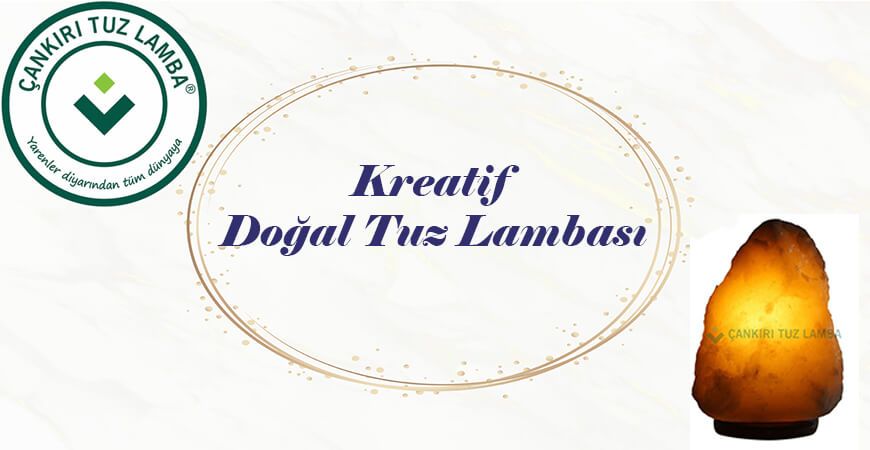 Kreatif Doğal Tuz Lambası