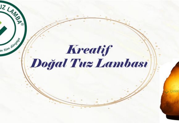 Kreatif Doğal Tuz Lambası