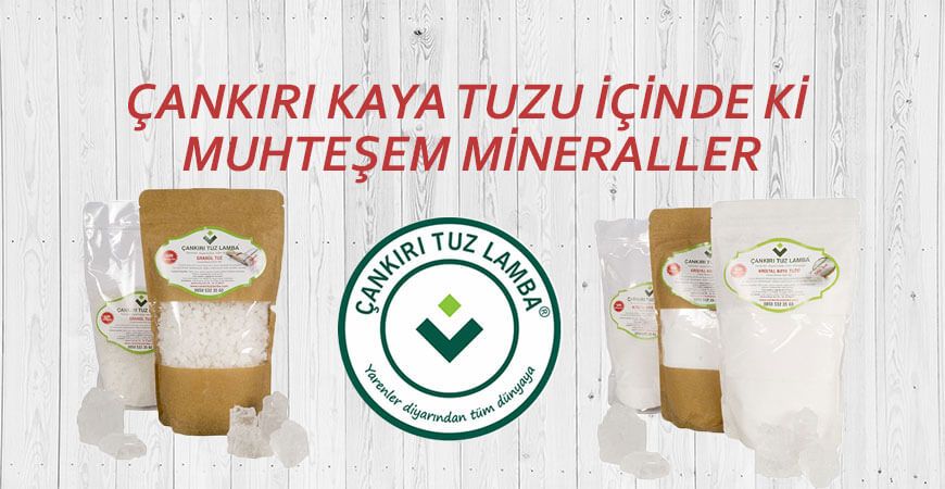 Çankırı Kaya Tuzu İçinde ki Muhteşem Mineraller