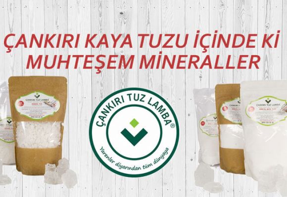 Çankırı Kaya Tuzu İçinde ki Muhteşem Mineraller