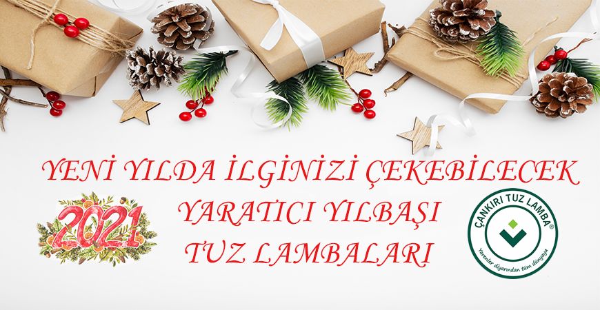 Yeni Yılda İlginizi Çekebilecek Yaratıcı Yılbaşı Tuz Lambaları