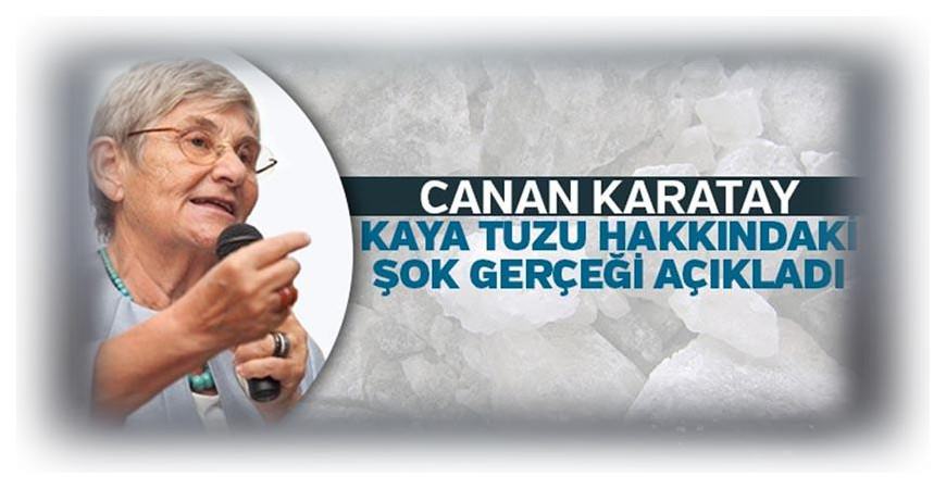 Prof. Dr. Canan Karatay Kaya tuzu ve Tuz Lamba Hakkında Ne Dedi?
