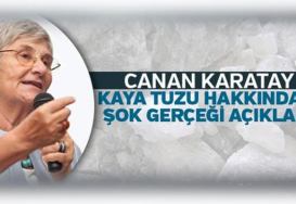 Prof. Dr. Canan Karatay Kaya tuzu ve Tuz Lamba Hakkında Ne Dedi?